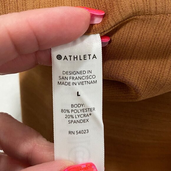 Athleta Elation Space Dye 7/8 Tight Size L‎ in Seina Beige - Picture 6 of 10